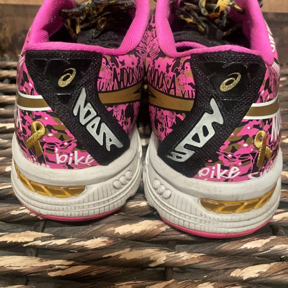 ASICS GEL-Noosa Tri 10 Gold Ribbon Running Shoes, Size 6 T5M9N - Picture 6 of 13